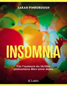 Insomnia by Sarah Pinborough, book cover