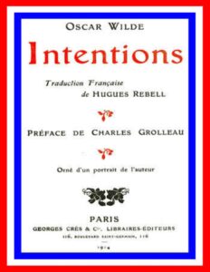 Intentions, couverture du livre