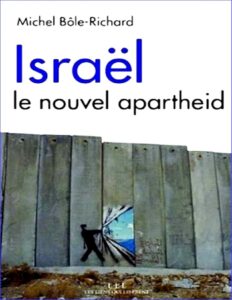 Israël, le nouvel apartheid, couverture du livre