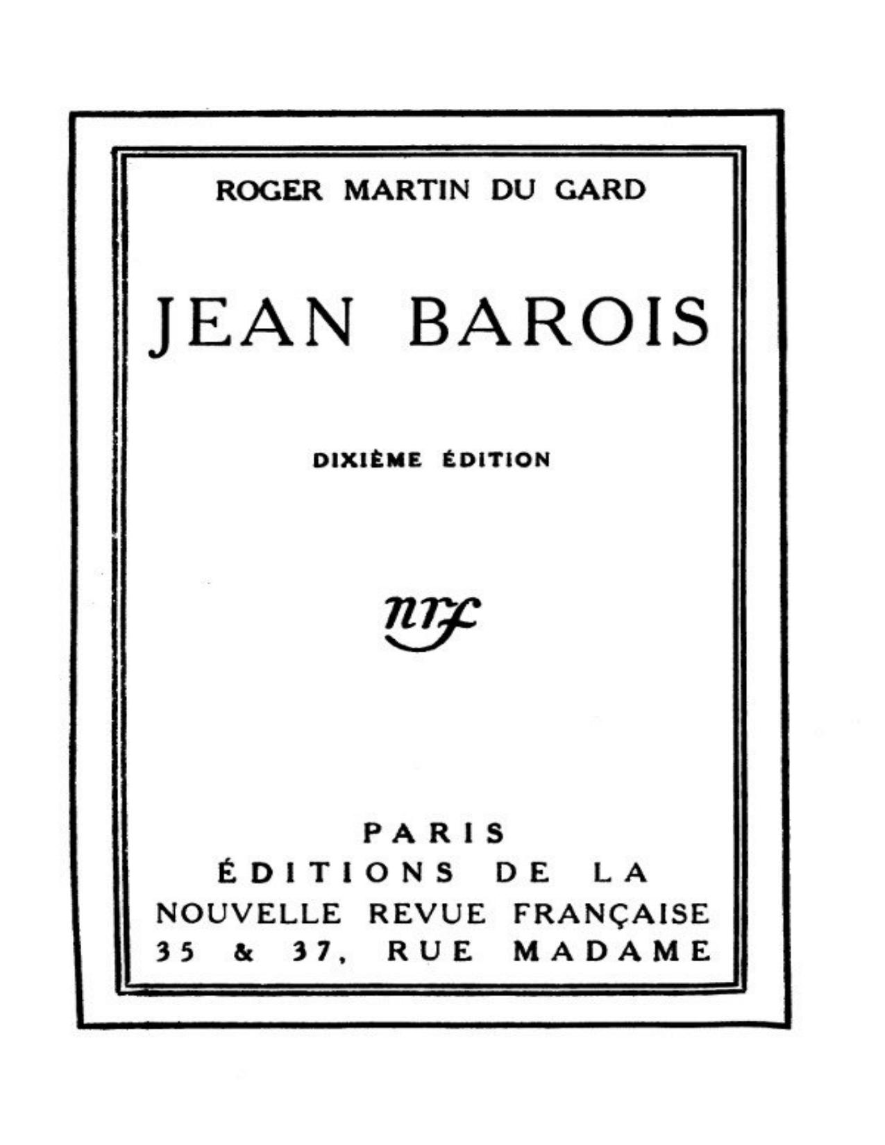 Jean Barois