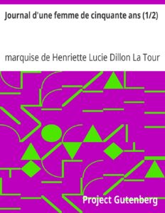 Journal d&rsquo;une femme de cinquante ans (1/2), couverture du livre