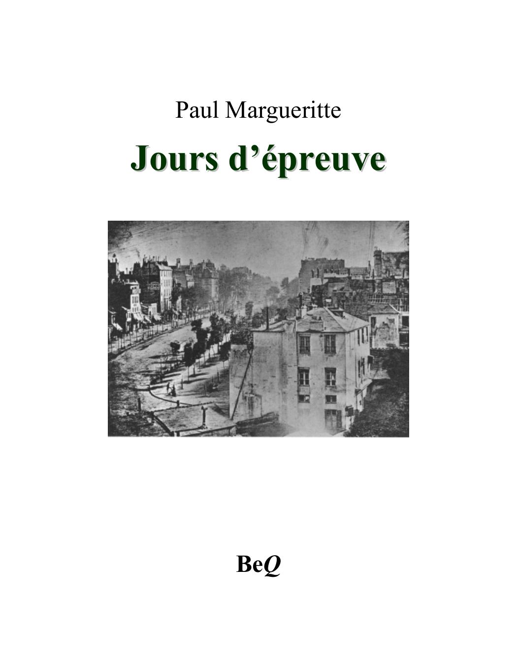 Jours Depreuve