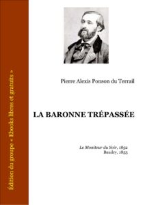 La Baronne Trépassée, couverture du livre