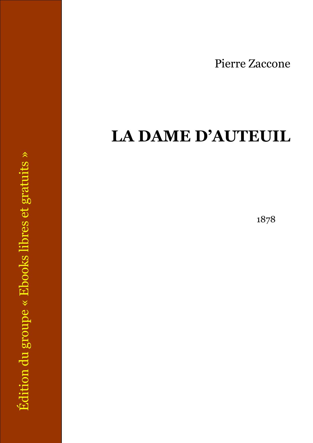 LA DAME DAUTEUIL