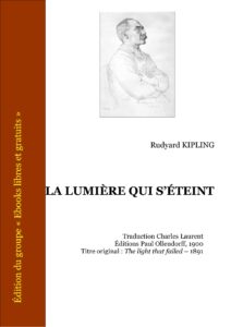La Lumière Qui S’éteint, couverture du livre