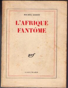 L&rsquo;Afrique fantôme, couverture du livre