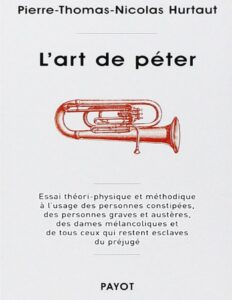 L&rsquo;Art de péter, couverture du livre