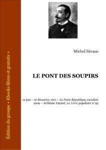 Le Pont Des Soupirs, couverture du livre
