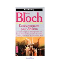 L’embarquement Pour Arkham by Robert bloch, book cover