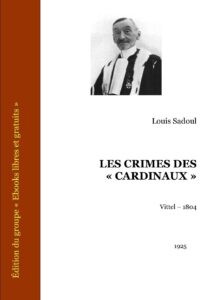 LES CRIMES DES CARDINAUX