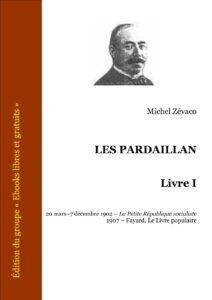 LES Pardaillan – Livre I, couverture du livre