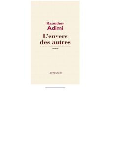 L’Envers des autres by Kaouther Adimi, book cover