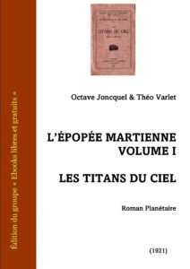 L&rsquo;Épopée martienne Volume I Les Titans du ciel, couverture du livre