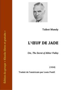 L’Oeuf de Jade by Talbot Mundy, book cover