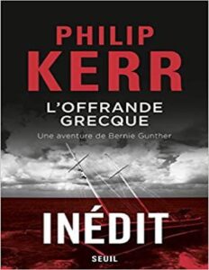 L&rsquo;Offrande grecque, couverture du livre