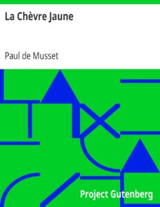La Chèvre Jaune, couverture du livre