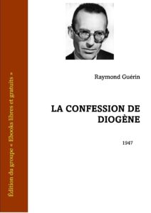 La Confession de Diogène, couverture du livre