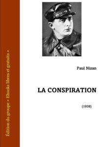 La Conspiration by Paul Nizan, book cover