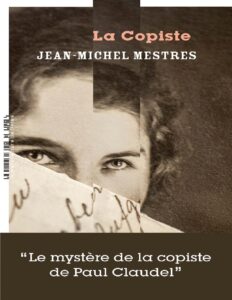 La Copiste by Jean-Michel Mestres, book cover