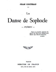 La Danse De Sophocle Poemes