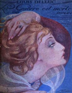 La Guerre est morte: roman by Louis Delluc, book cover
