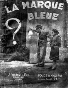 La Marque Bleue, couverture du livre