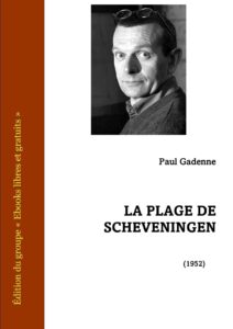 La Plage de Scheveningen, couverture du livre