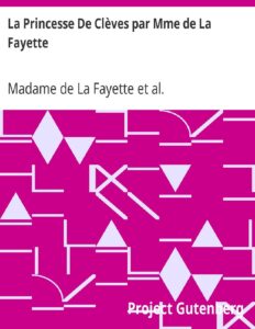 La Princesse De Cleves Par Mme De La Fayette Edited With I