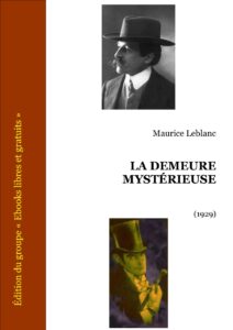 La demeure mystérieuse, couverture du livre