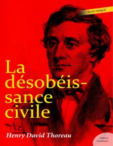 La désobéissance civile, couverture du livre