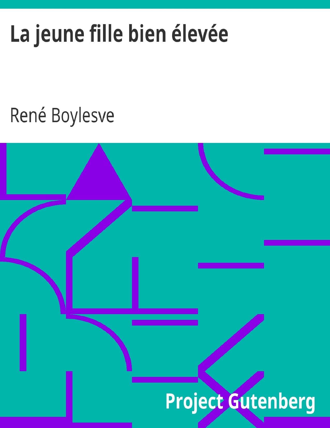 La Jeune Fille Bien Elevee