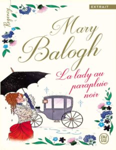 La lady au parapluie noir – Mary Balogh, couverture du livre