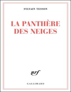 La panthère des neiges, couverture du livre