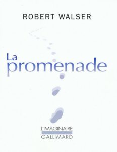 La promenade by Robert Walser, book cover