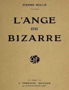 L&rsquo;ange du bizarre, couverture du livre