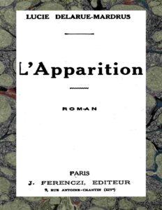 L’apparition by Lucie Delarue-Mardrus, book cover