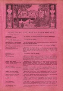 Larousse Pages Roses Locutions Latines Et Etrangeres