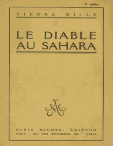 Le Diable au Sahara, couverture du livre