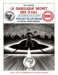 Le Diabolique Secret des OVNIs – Édition spéciale : Projet Blue Beam (French Edition) by Jean-Michel Lesage, book cover