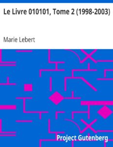 Le Livre 010101, Tome 2 (1998-2003), couverture du livre