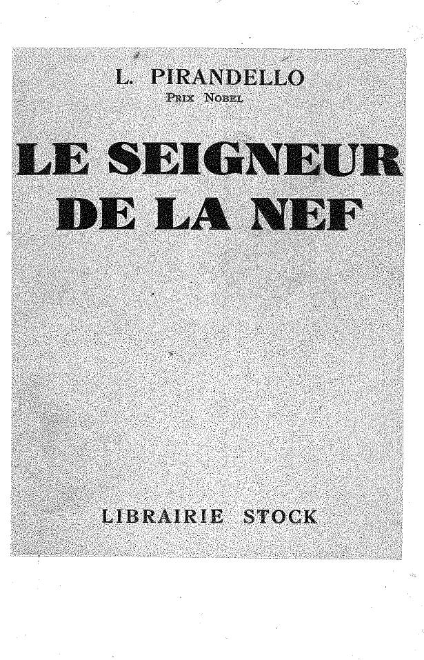 Le Seigneur De La Nef