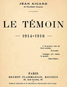 Le Temoin 1914 1916