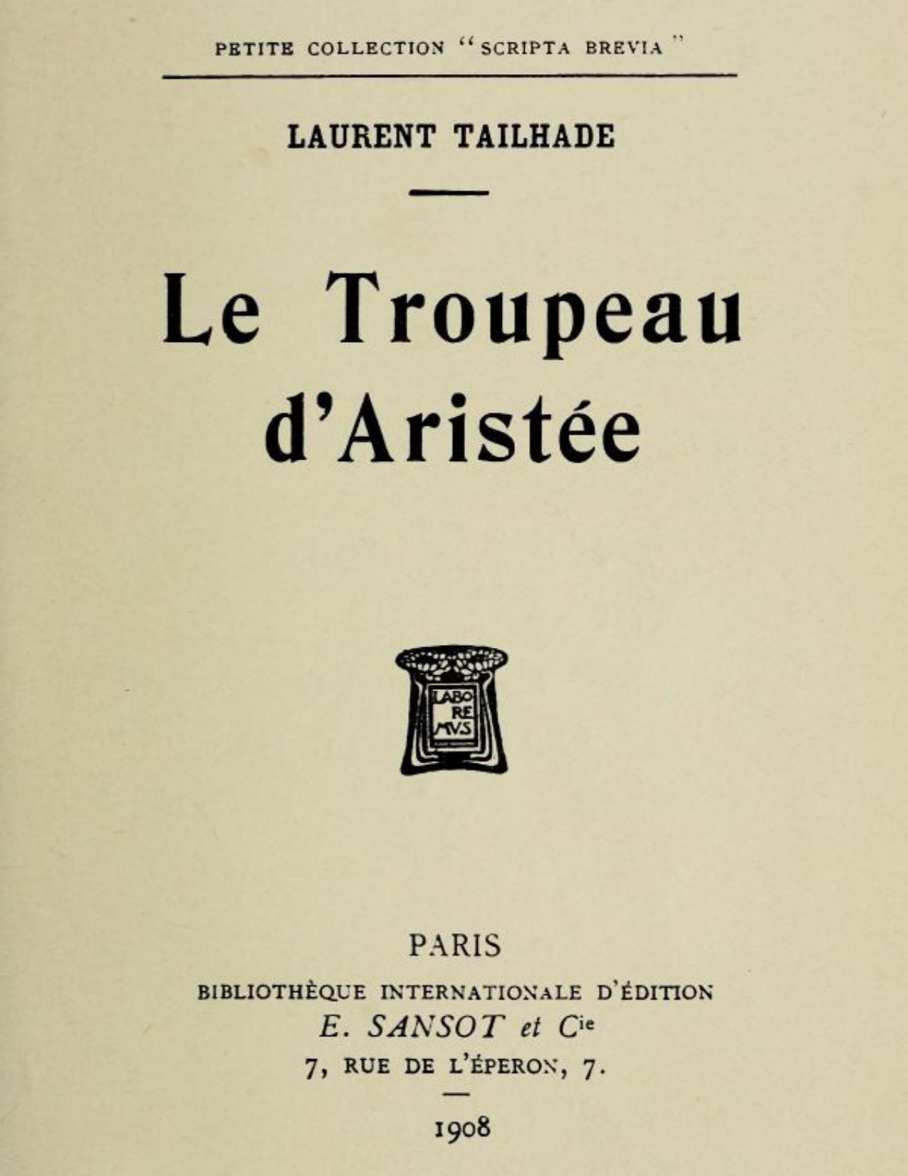 Le Troupeau DAristee