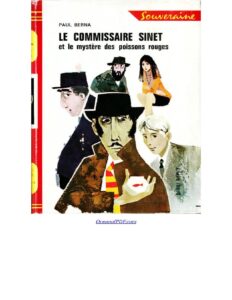 Le commissaire Sinet et le mystère des poissons rouges, couverture du livre