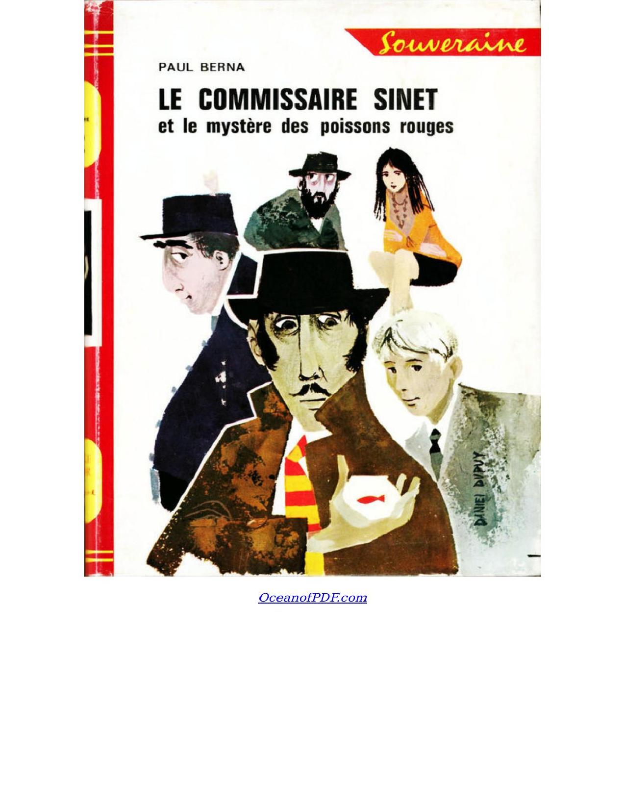 Le Commissaire Sinet Et Le Mystere Des Poissons Rouges