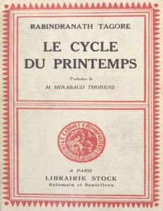 Le cycle du printemps, couverture du livre