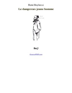Le dangereux jeune homme by René Boylesve, book cover