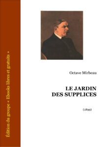 Le jardin des supplices, couverture du livre