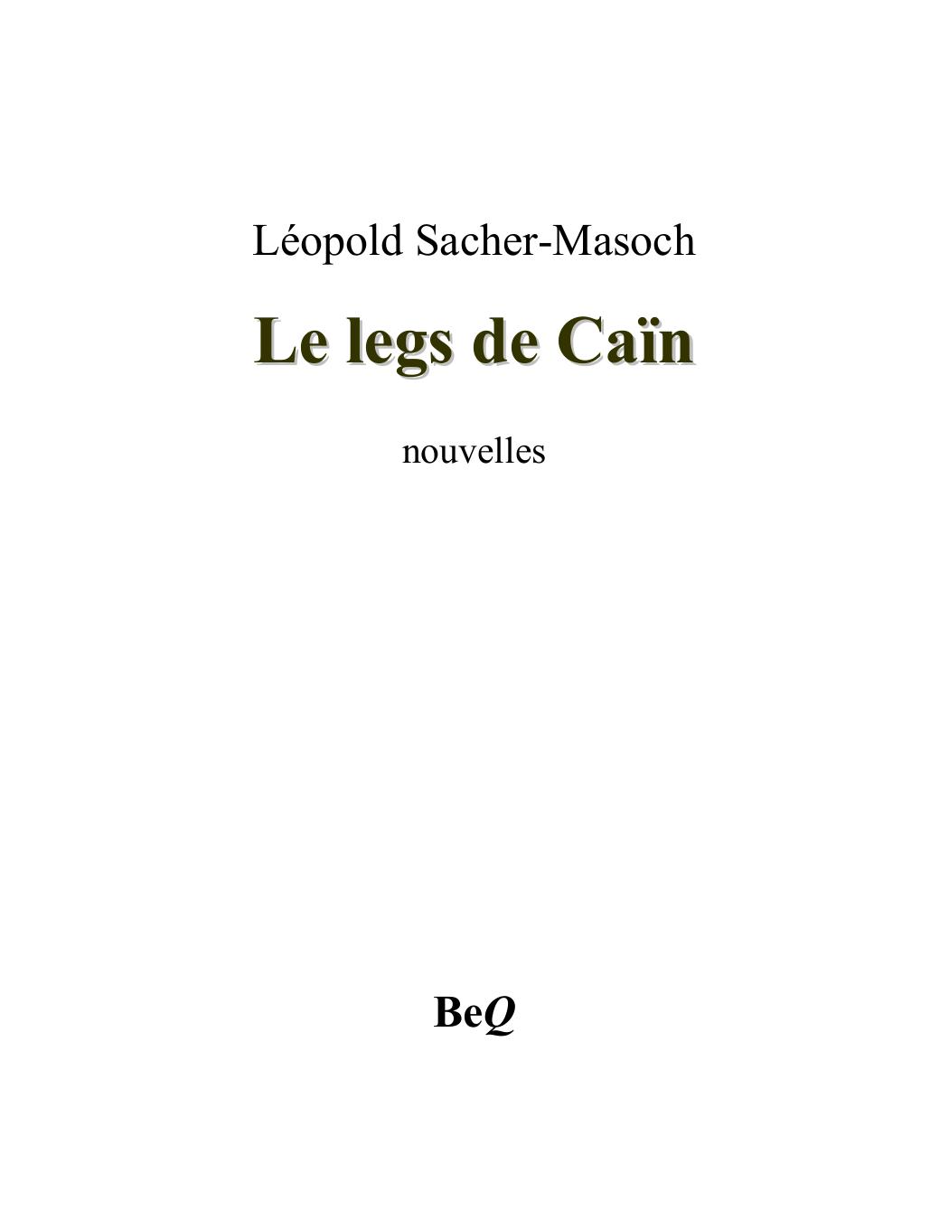 Le Legs De Cain
