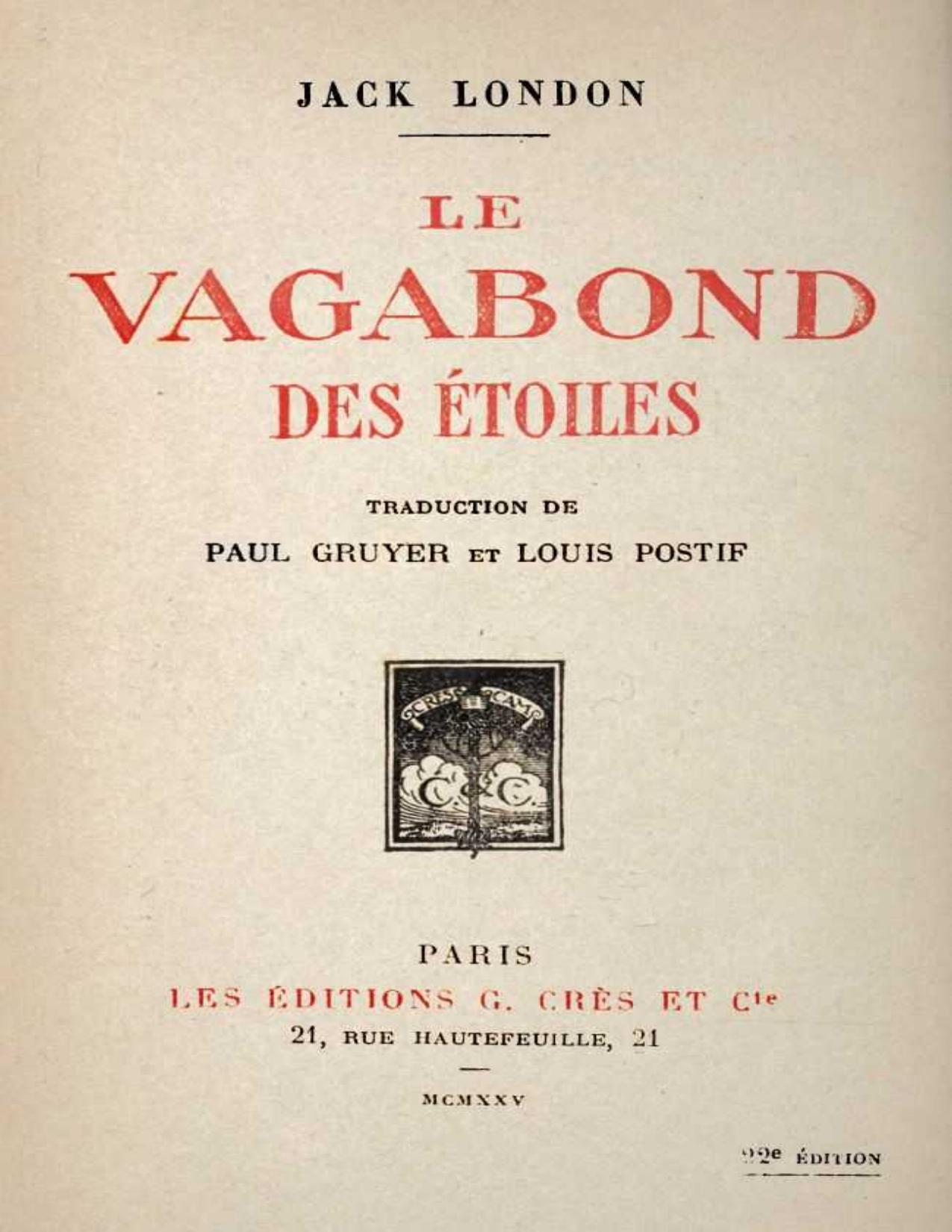 Le Vagabond Des Etoiles